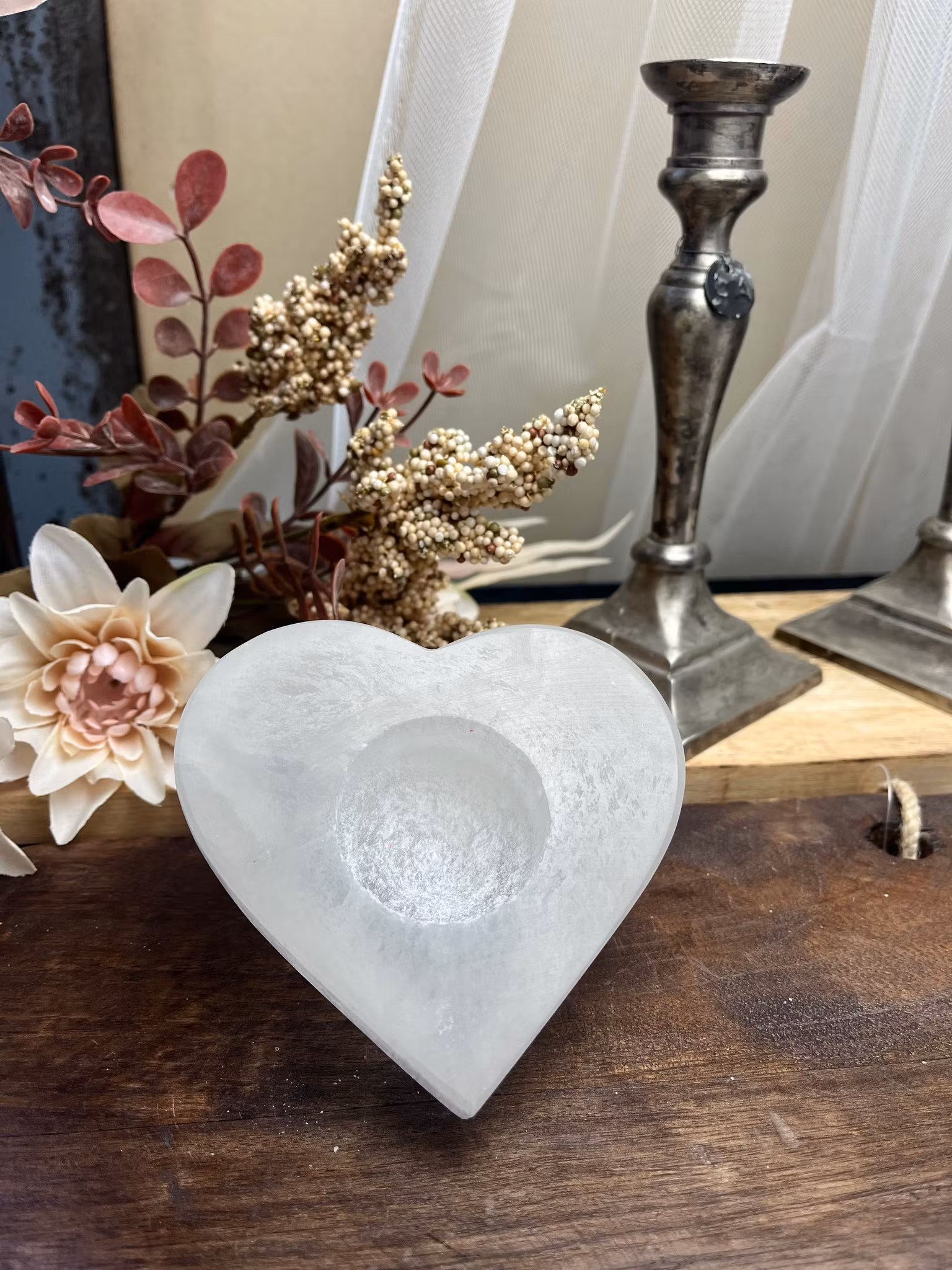 Selenit,lykta hjärta