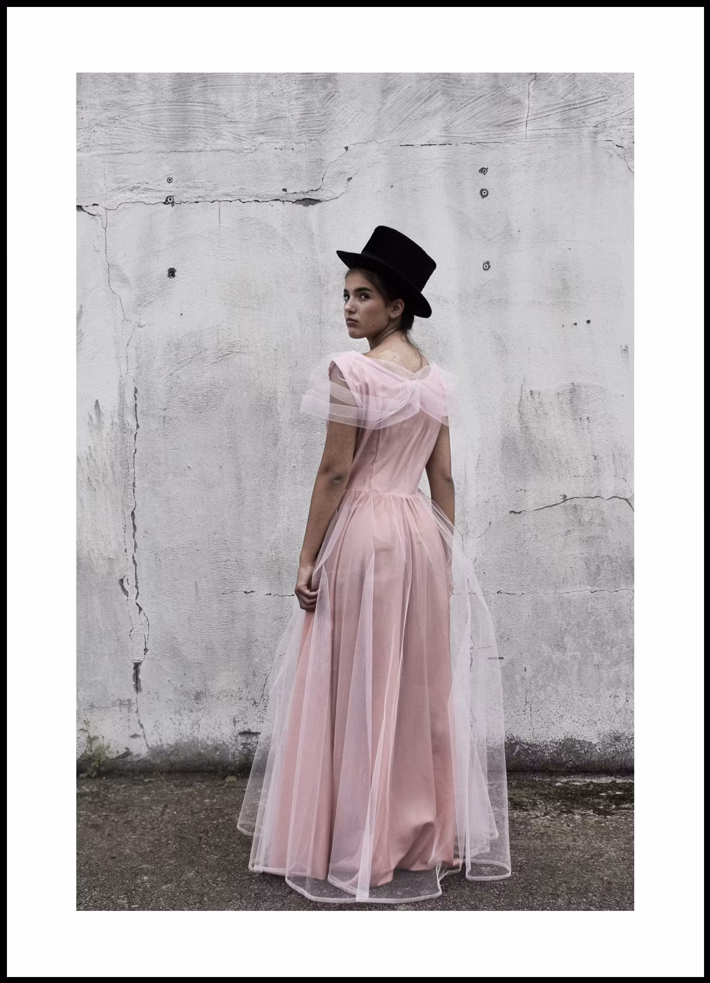 ”One girl, one hat”