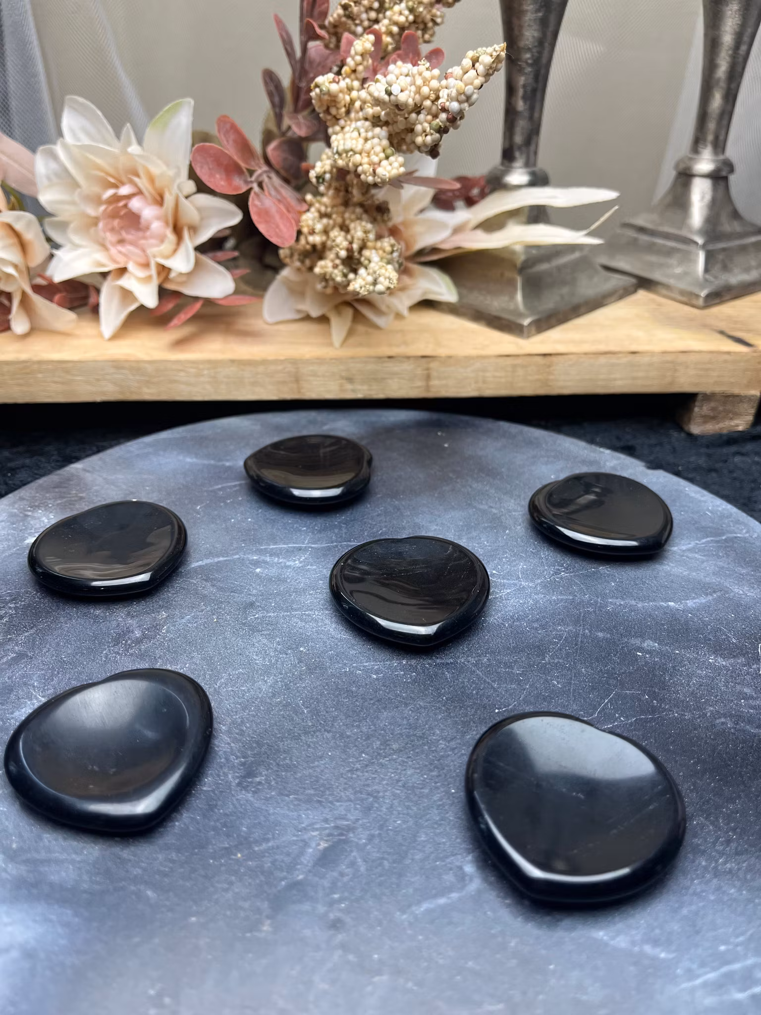 Obsidian, Svart No Worry Hjärta