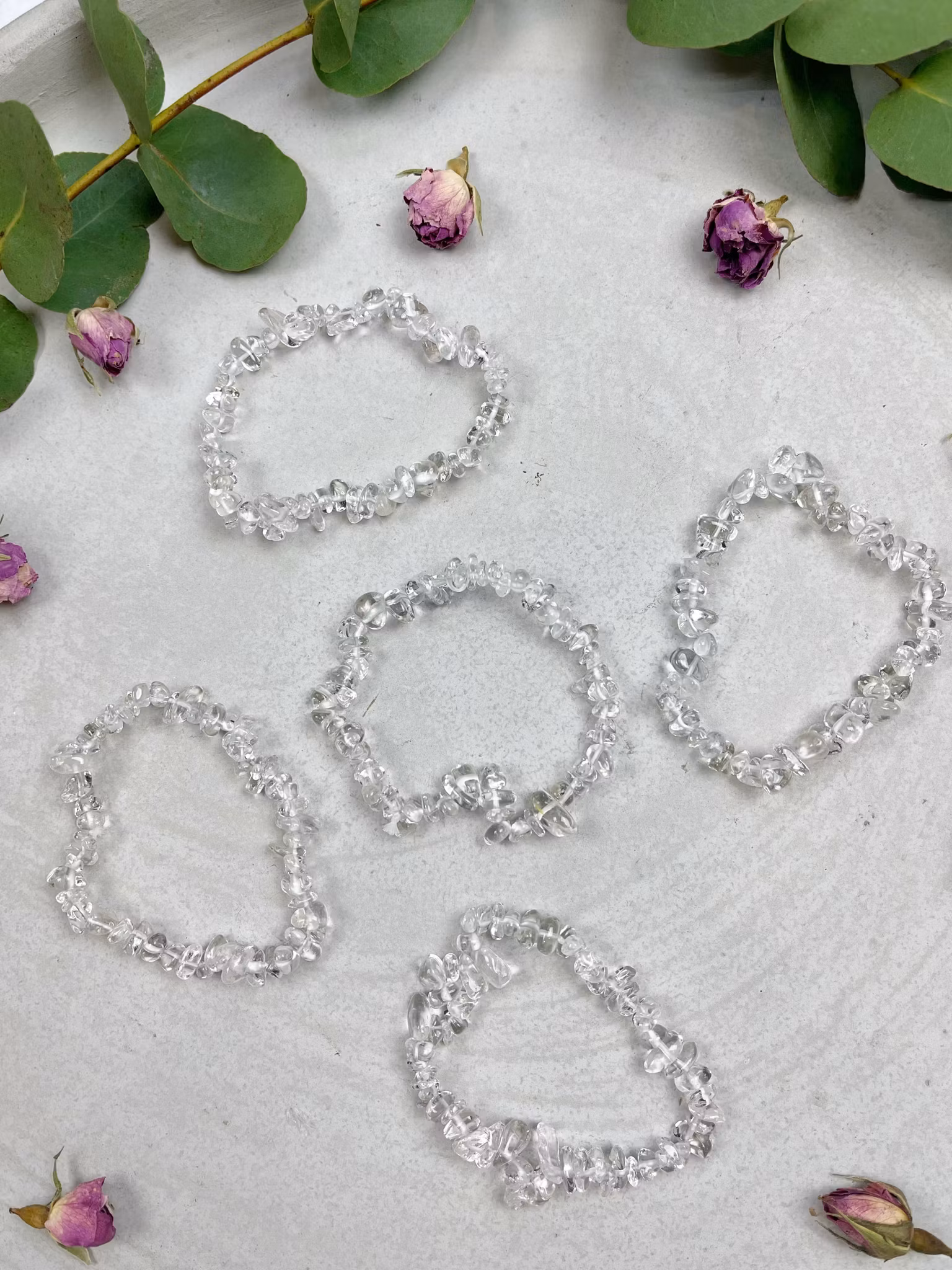 Bergkristall armband chips