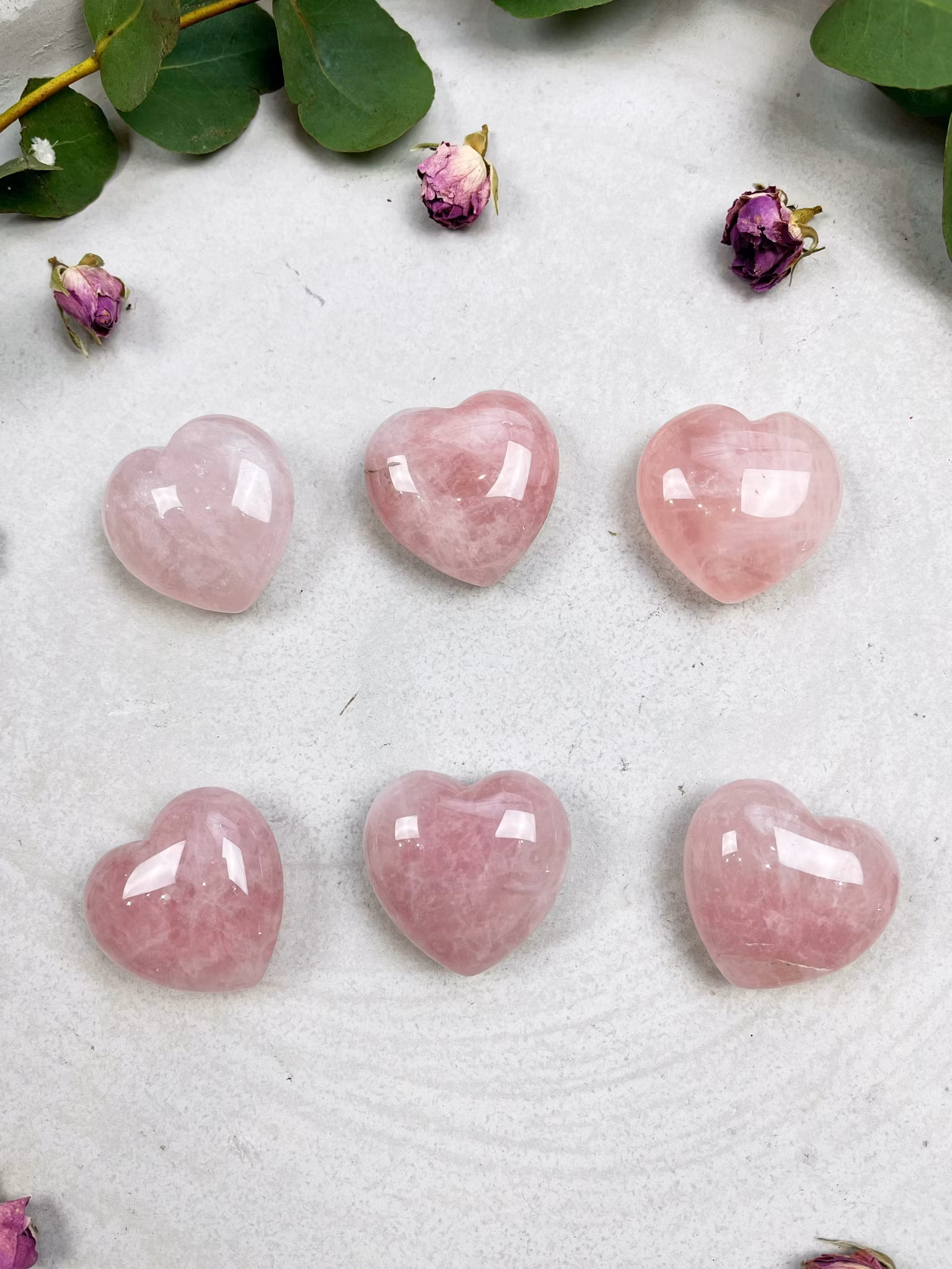 Rosenkvarts  , Hjärtan