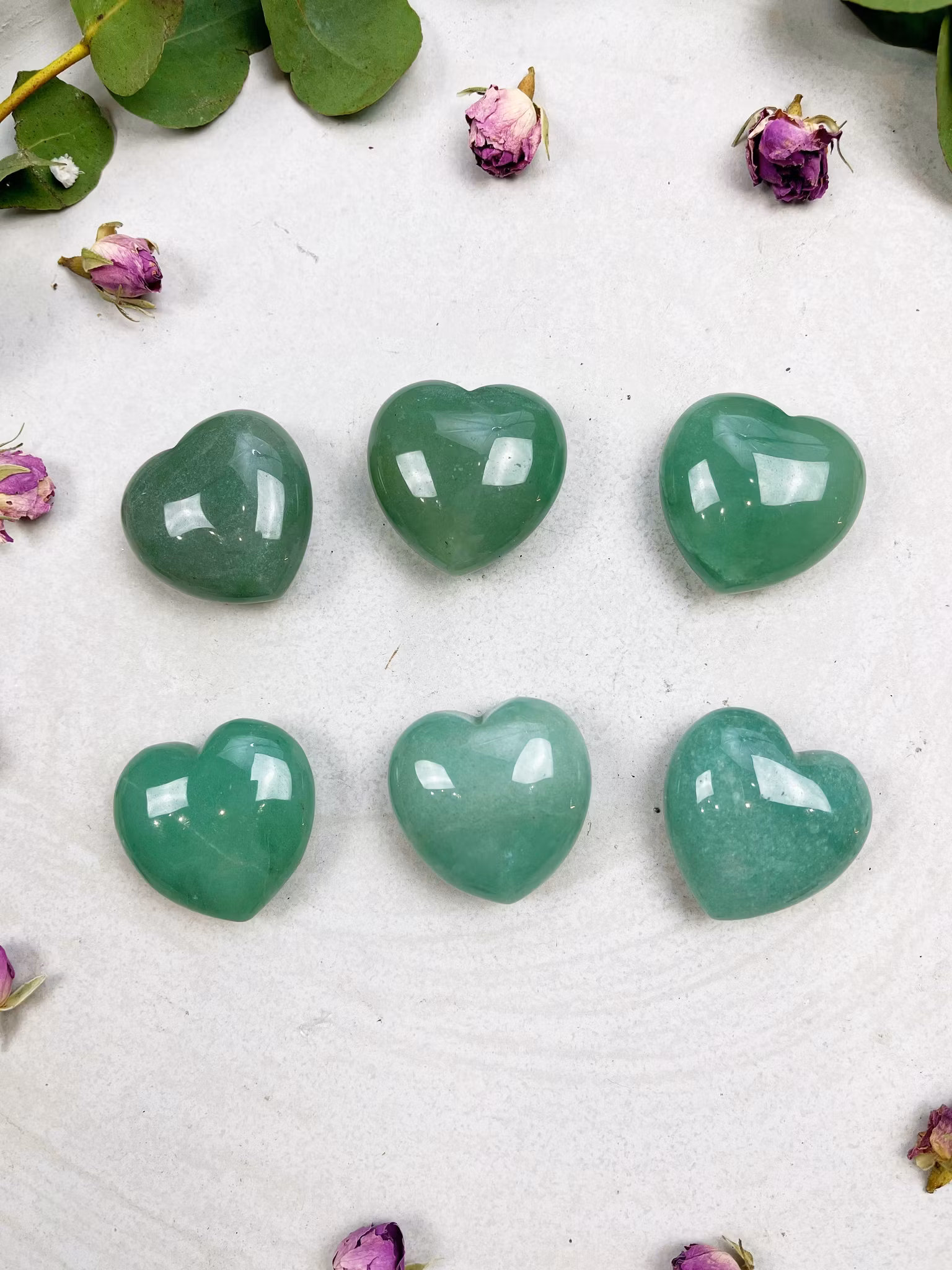 Grön Aventurin , Hjärtan