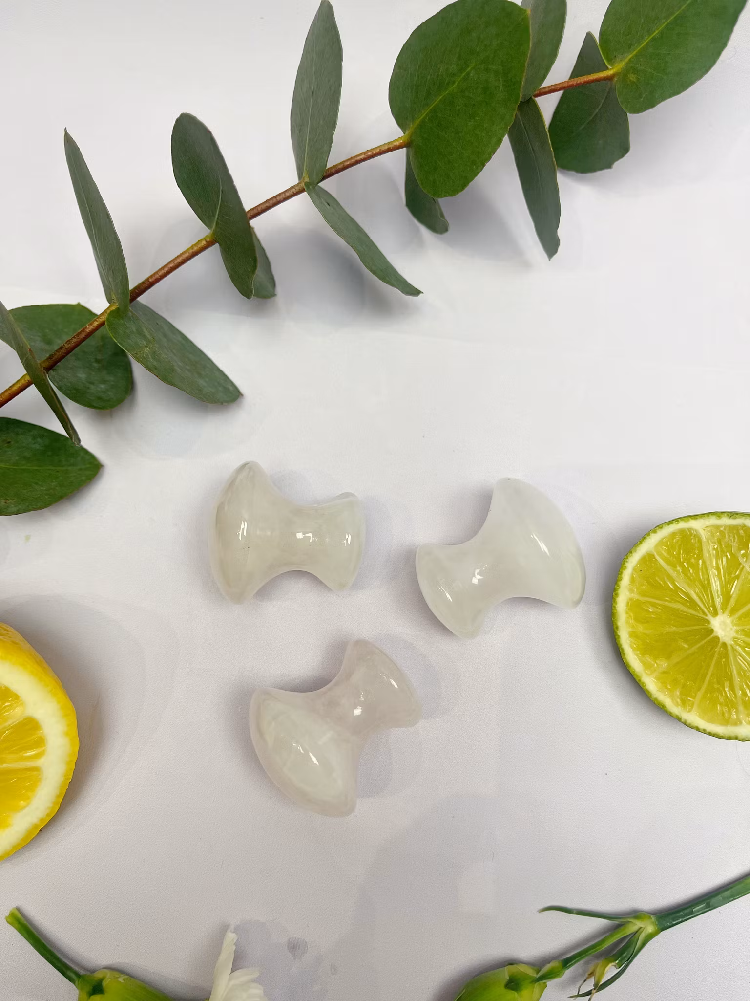 Rosenkvarts Mushroom Gua Sha ”I AM Glow”