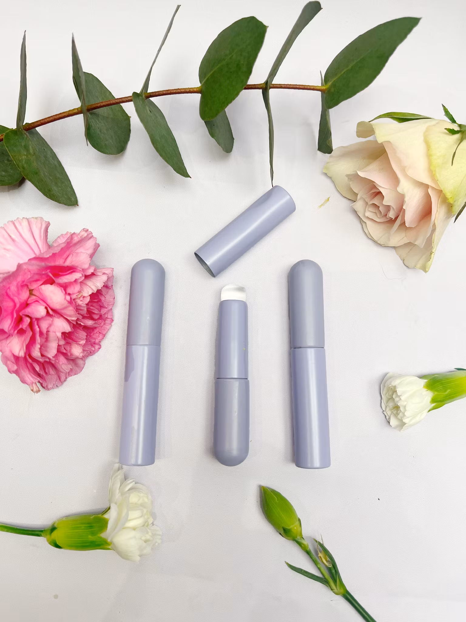 Sminkapplikator med Silikonhuvud ”I AM Flawless” (Lila)