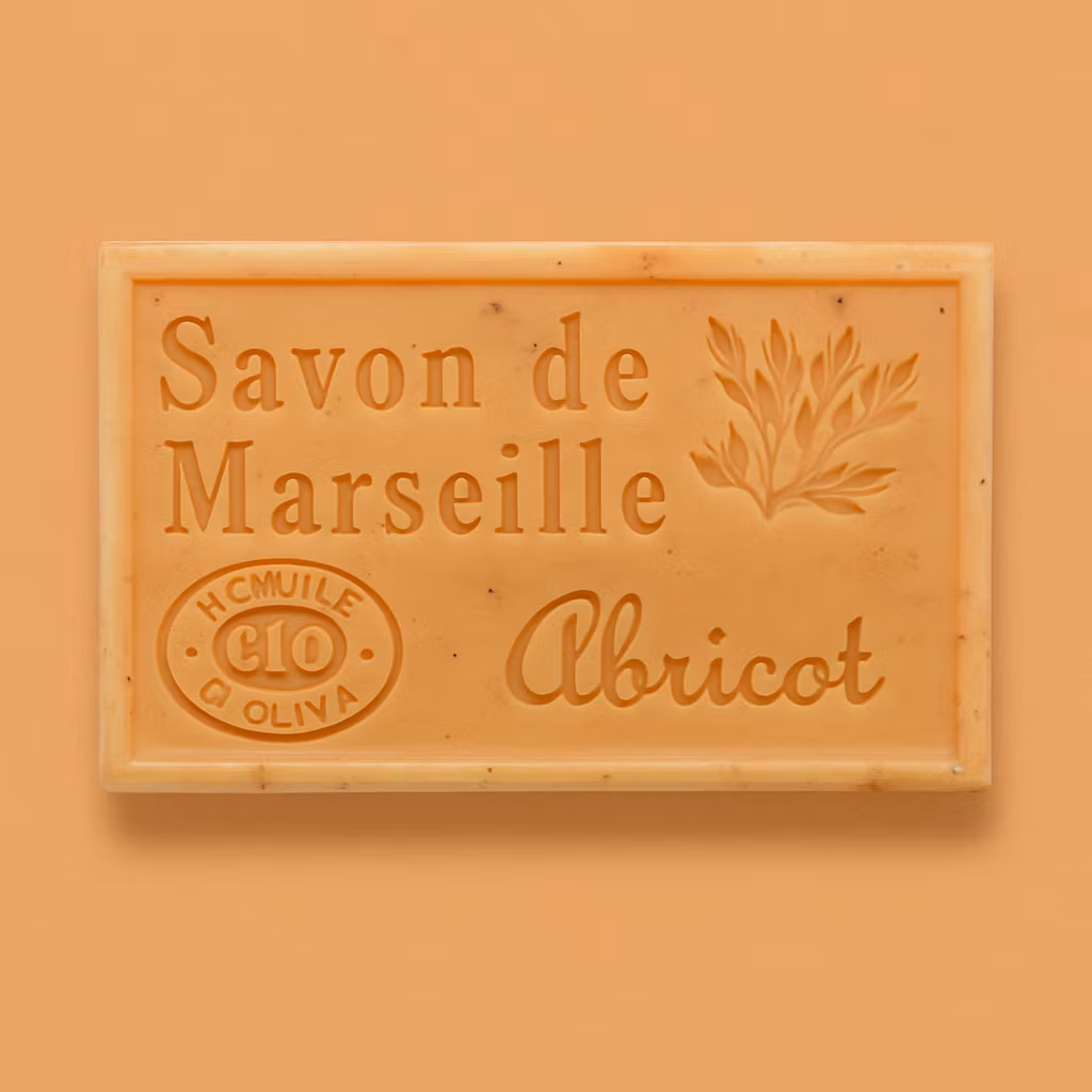Marseille Olivtvål med Ekologisk Aprikosdoft