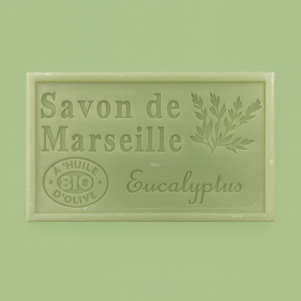Marseille Olivtvål med Ekologisk Eukalyptusdoft