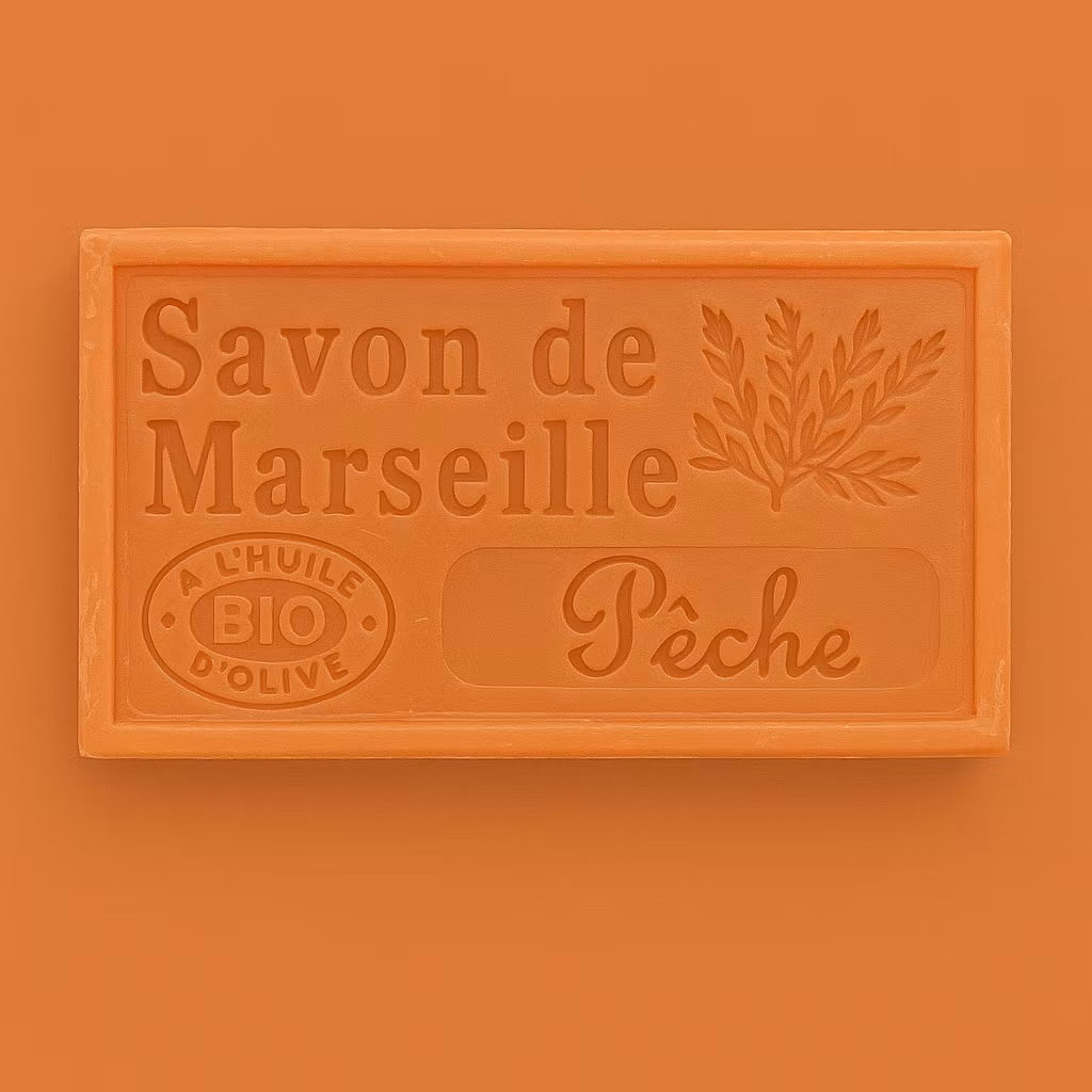 Marseille Olivtvål Ekologisk Persika