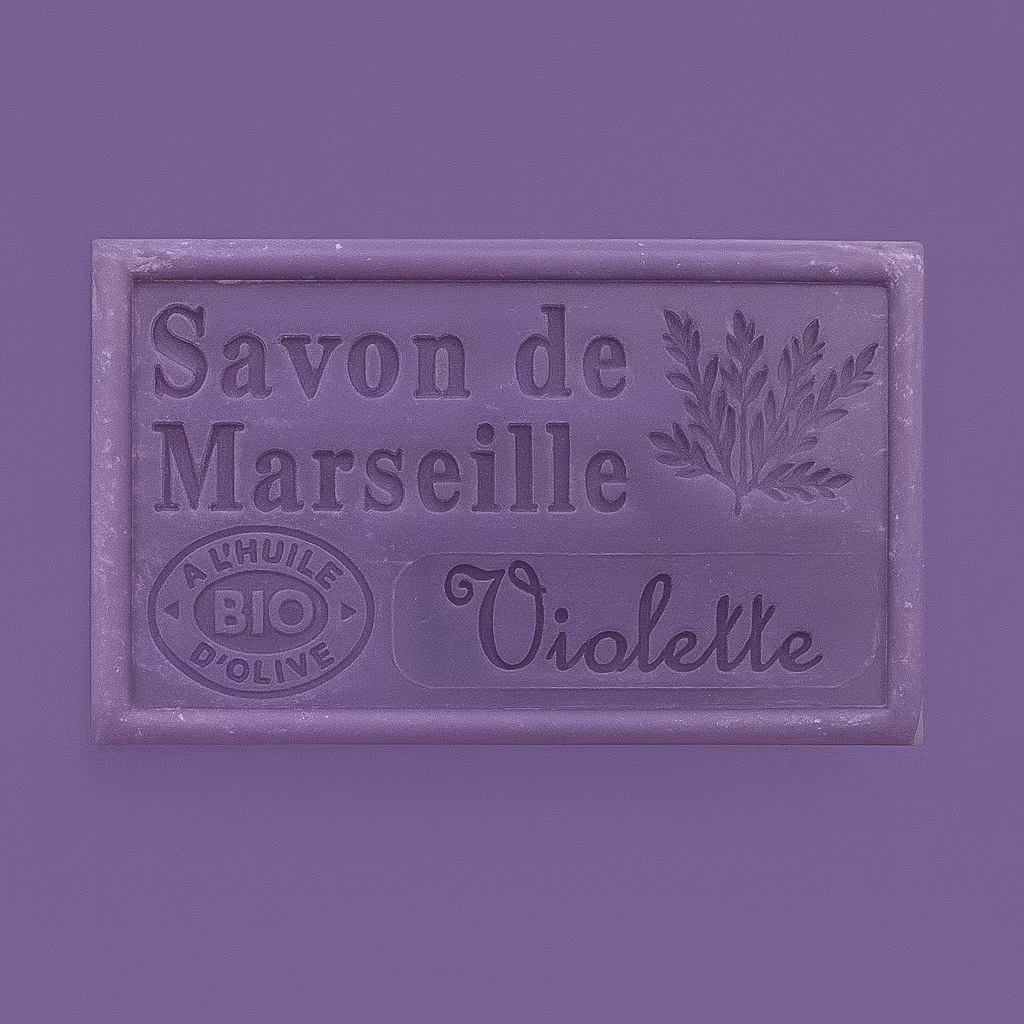 Marseille Olivtvål Ekologisk Viol