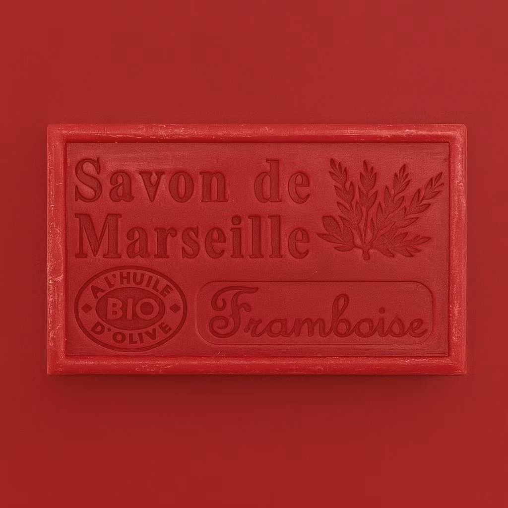 Marseille Olivtvål  Ekologisk Hallon