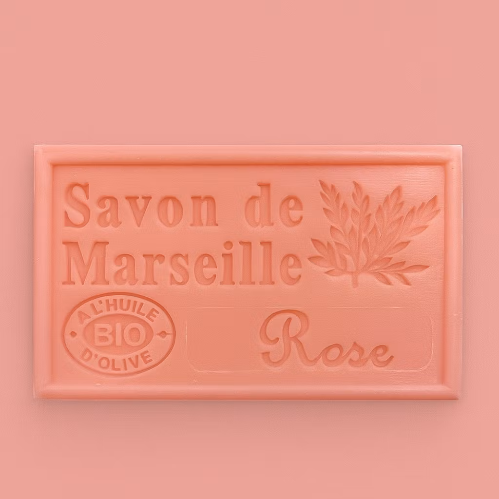 Marseille Olivtvål Ekologisk Rosdoft