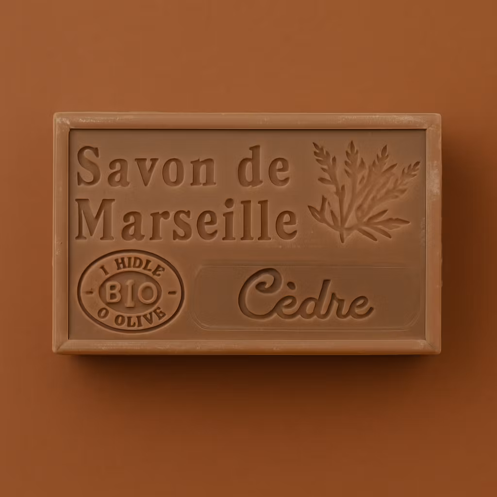 Marseille Olivtvål ekologisk Cederdoft
