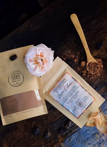 Ceremoniell Kakao | Love Choc med Maca, Ashwagandha & Vanilj