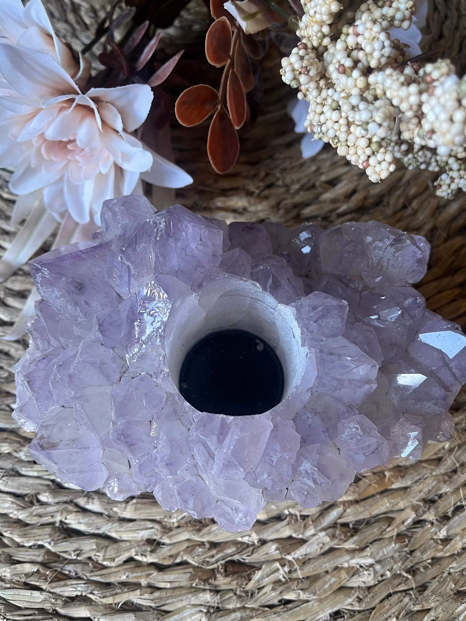 Ametist lykta kluster #1