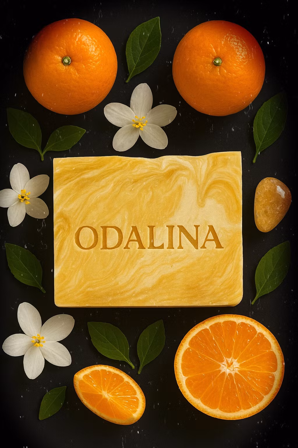 Odalina Vanilla Soap Collection 🍊 Solar Tangerine – Vanilla & Mandarin
