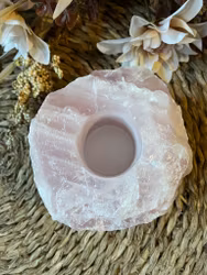 Ljuslykta rosenkvarts #2