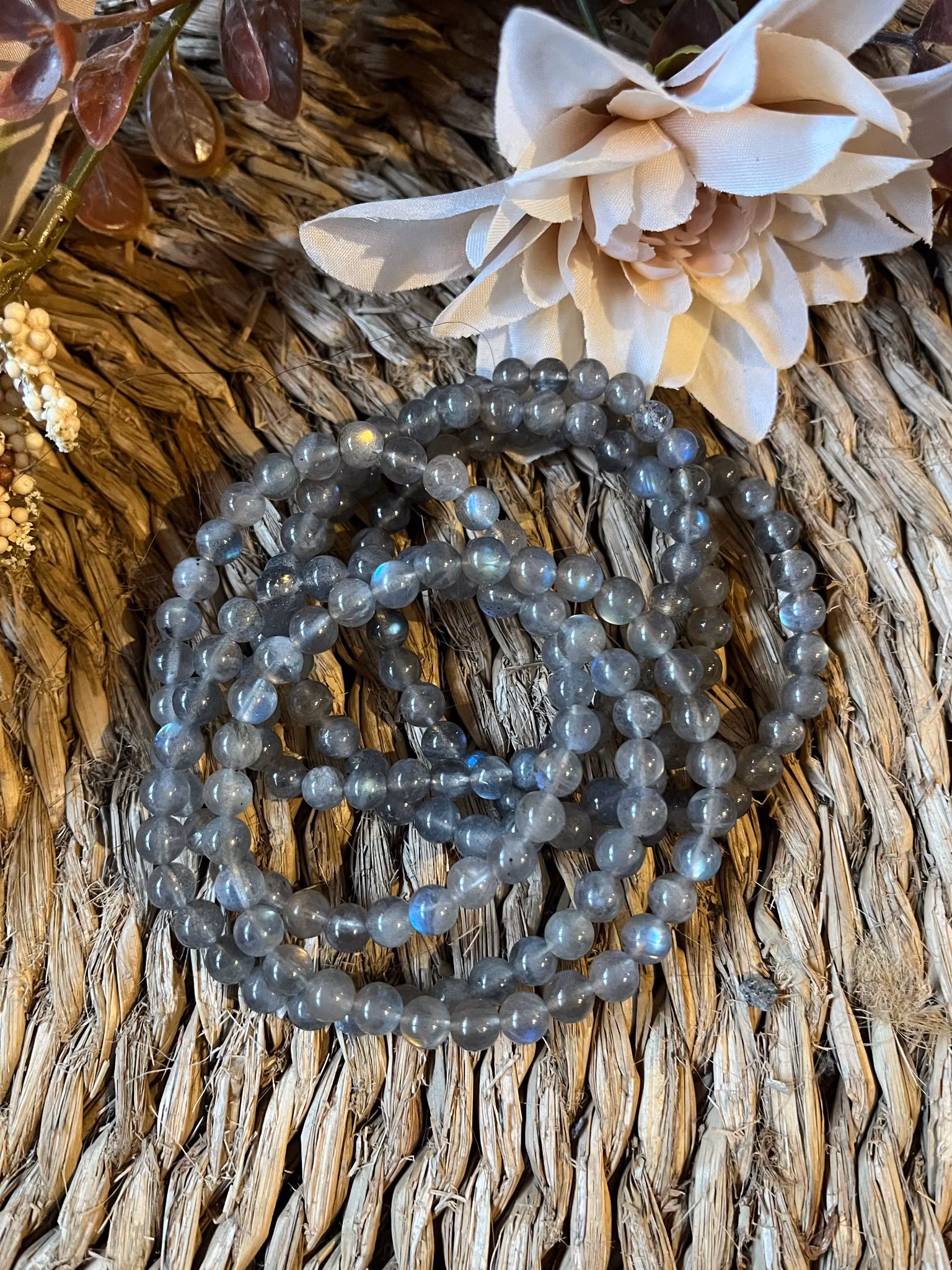 Labradorit armband 6mm