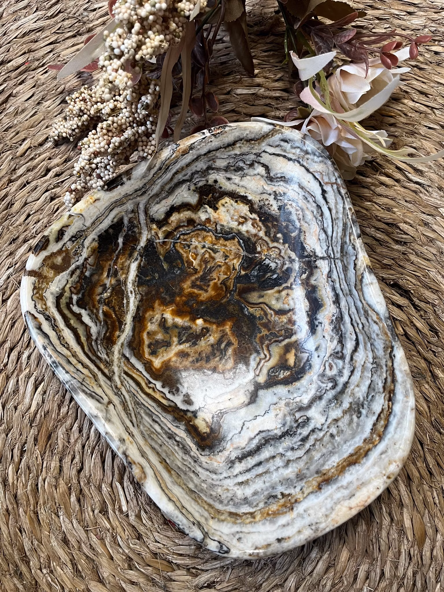 Aragonit fat (skål) #3