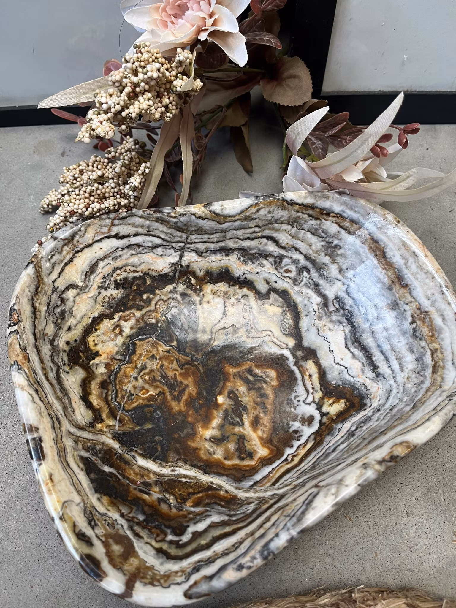 Aragonit fat (skål) #3