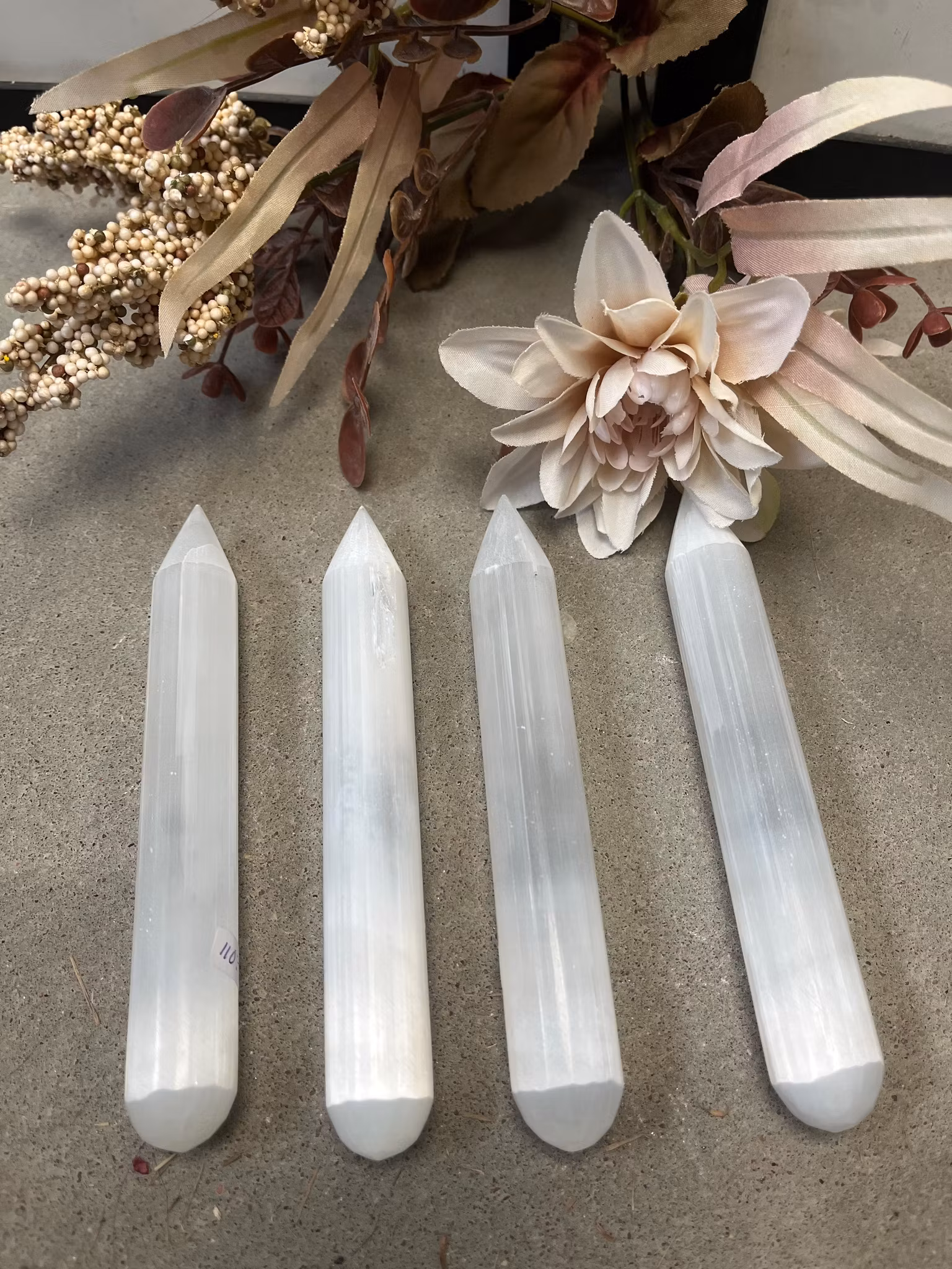 Selenit, Vit Stav med Spets