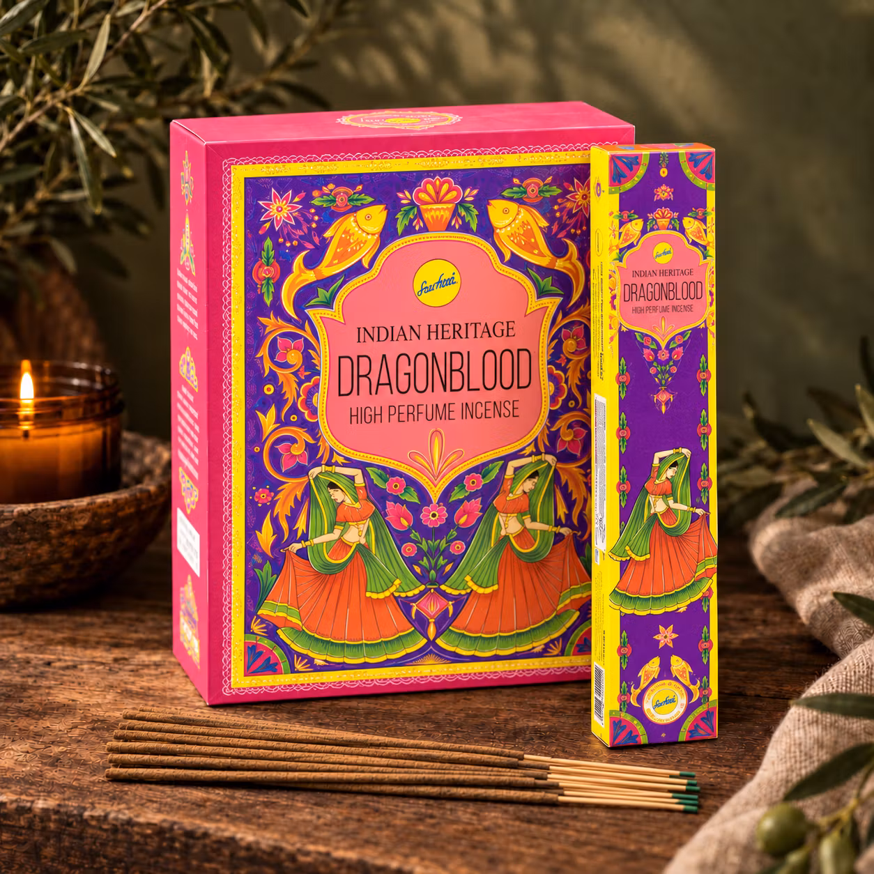 Rökelse Dragonblood – Indian Heritage