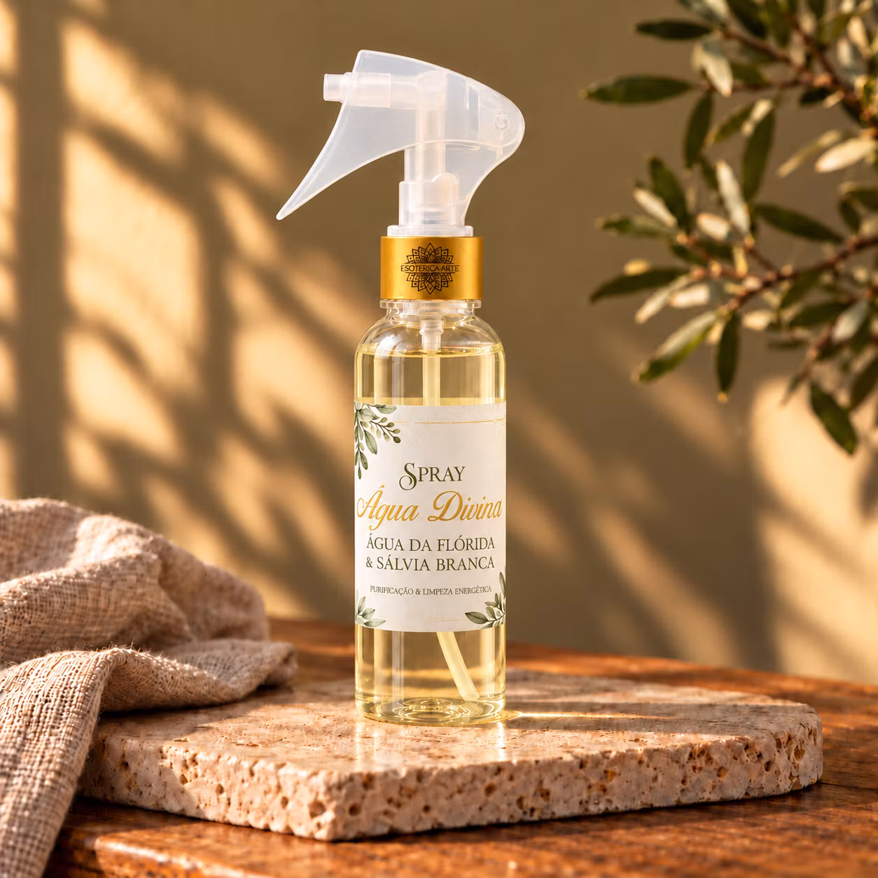 Florida Water Spray med Vit Salvia – Água Divina, 100 ml
