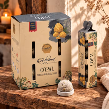Pure Soul Rökelsebollar – Copal, 5 st med hållare