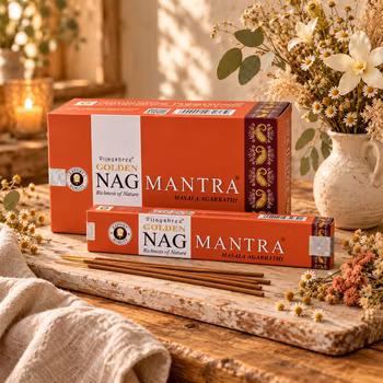 Vijayshree Golden Nag Mantra – Rökelse, 15 g