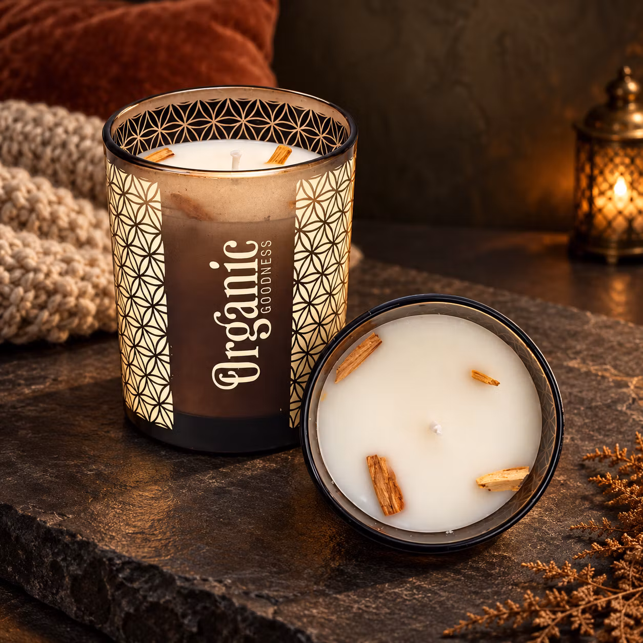 Organic Goodness – Doftljus Palo Santo & Cederträ