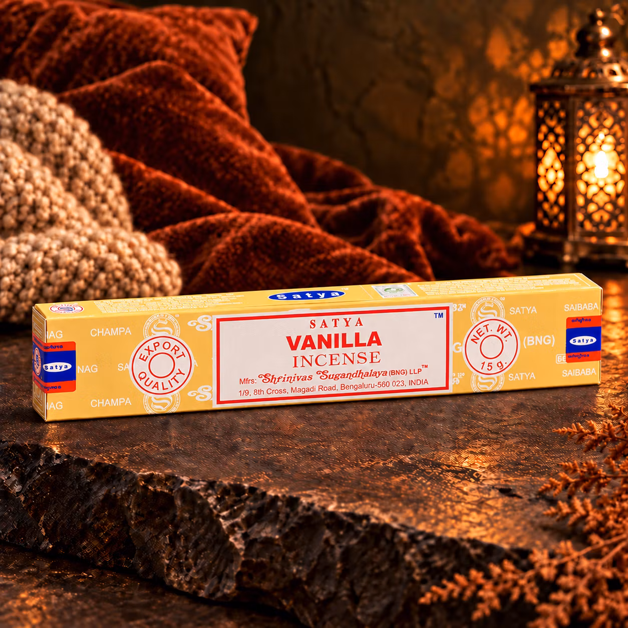 Satya Vanilla – rökelse 15 g