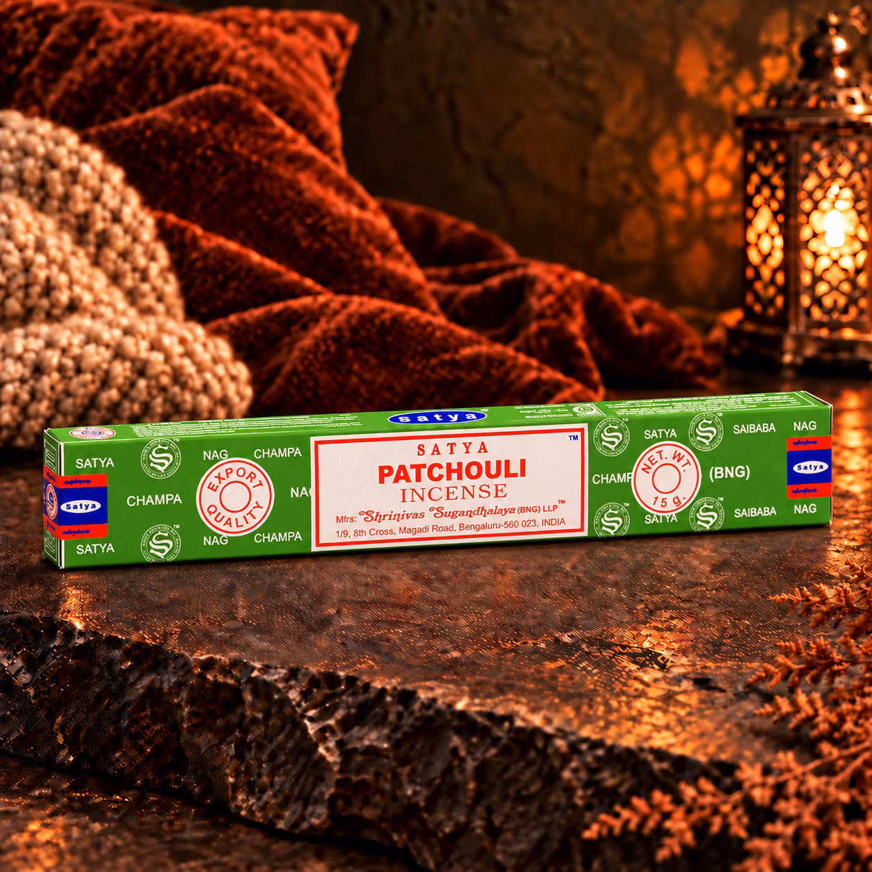 Satya Patchouli – rökelse 15 g