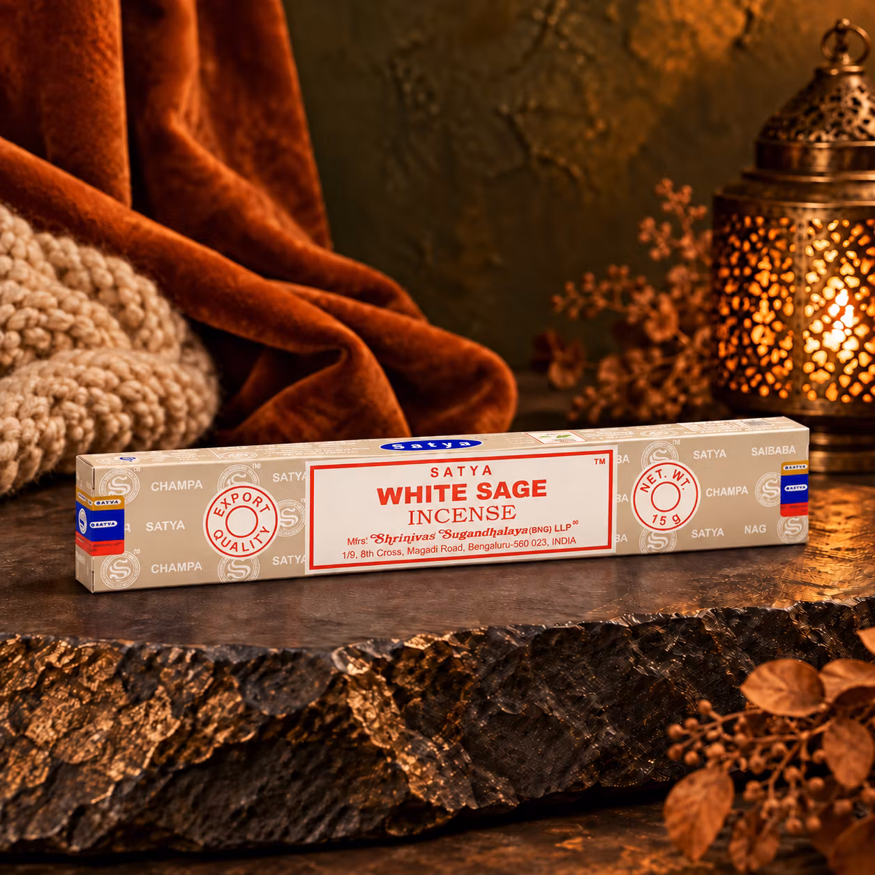 Satya White Sage – rökelse 15 g