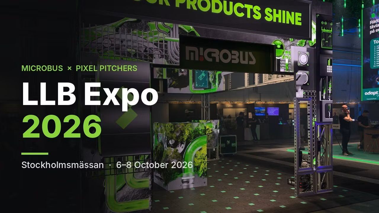 Microbus & Pixel Pitchers at LLB Expo 2026