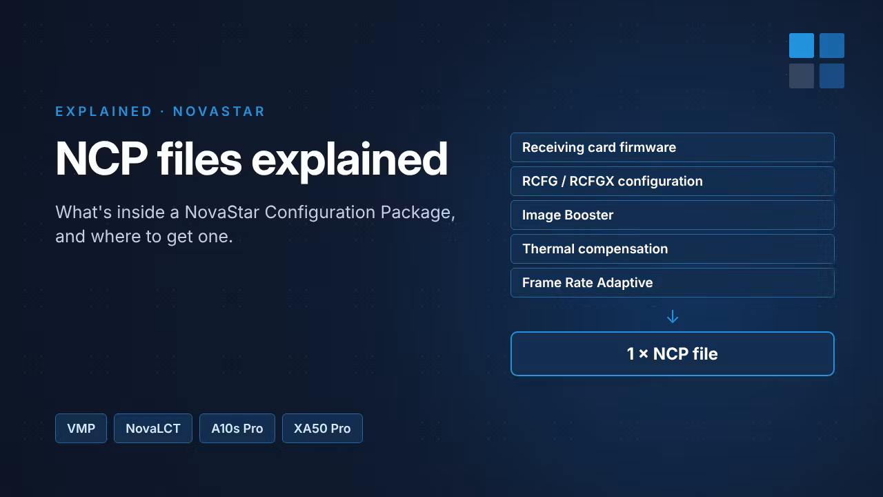 NovaStar NCP Files Explained