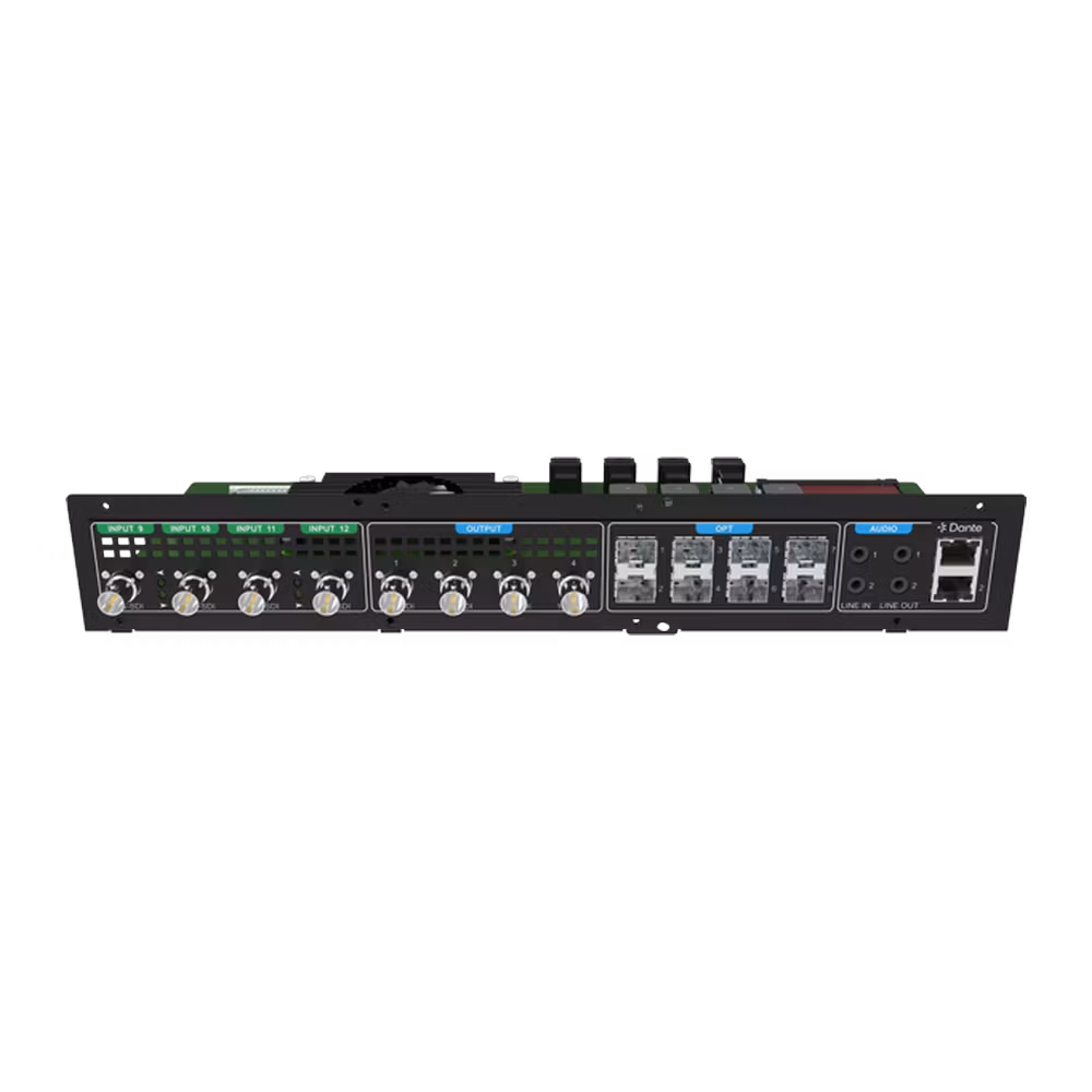 P-Series 12G-SDI + Dante Audio + OPT Combo Card