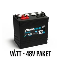 Golfbil Batteripaket - Nordmax 48V - Våta