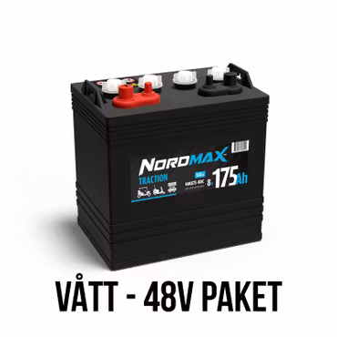 Golfbil Batteripaket - Nordmax 48V - Våta