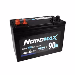 Nordmax Dual AGM 12V 90Ah 900MCA