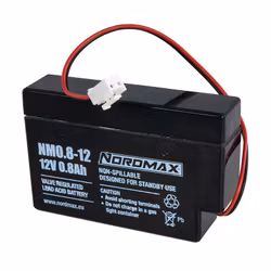 Nordmax NM1208 12V 0.8Ah F9