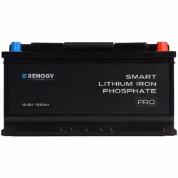 Renogy Litium Pro Underseat 12V 135Ah Bluetooth BMS Värme