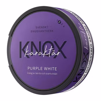 Knox Karaktär Purple White Portion