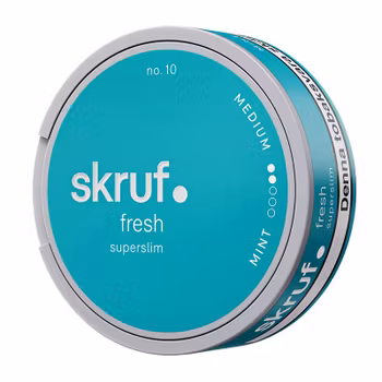Skruf Fresh No. 10 Mint Medium Superslim White