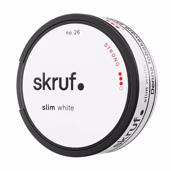 Skruf  No. 26 Slim Stark White Portion