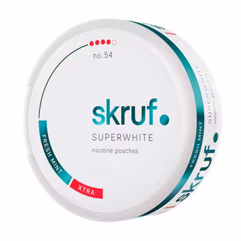 Skruf Superwhite No.54 Fresh Mint Xtra Strong