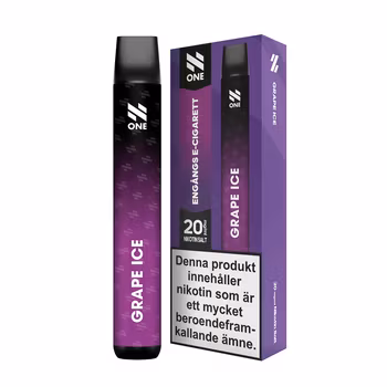 N ONE | Grape Ice | Engångs Vape