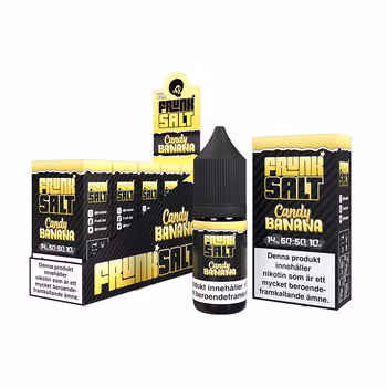 Frunk Salt | Candy Banana | 10ml E-Juice | 14mg Saltnikotin