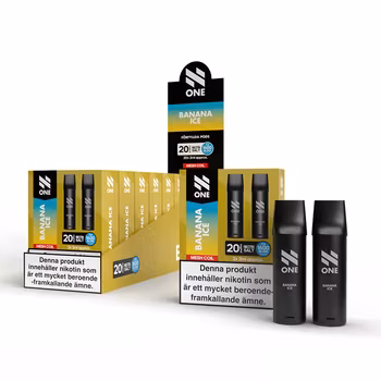 N One Mesh Pod | Banana Ice | 1600 puffar per 2-pack