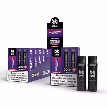 N One Mesh Pod | Blackcurrant Grape | 1600 puffar per 2-pack