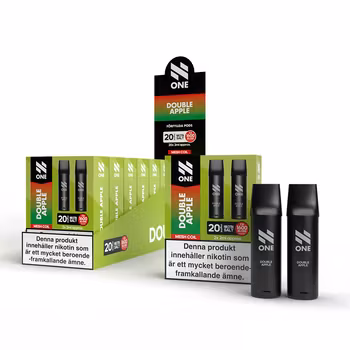 N One Mesh Pod | Double Apple | 1600 puffar per 2-pack