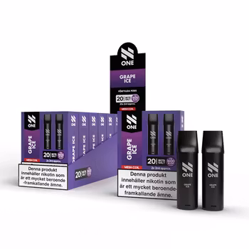 N One Mesh Pod | Grape Ice | 1600 puffar per 2-pack