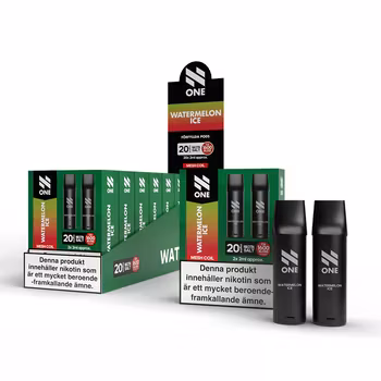 N One Mesh Pod | Watermelon Ice | 1600 puffar per 2-pack